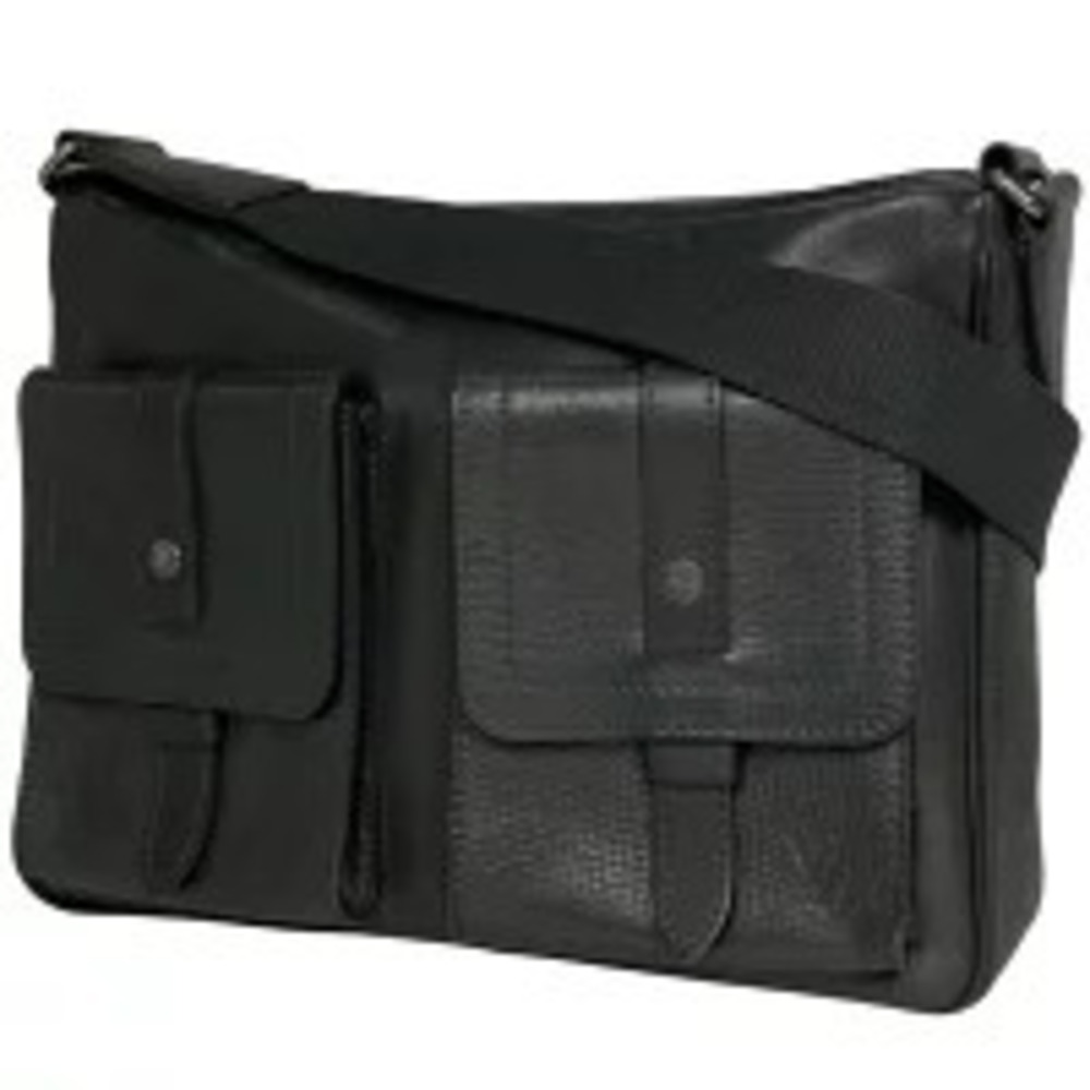 Louis Vuitton Wichita Messenger Bag Shoulder Utah Leather Basalt Gray